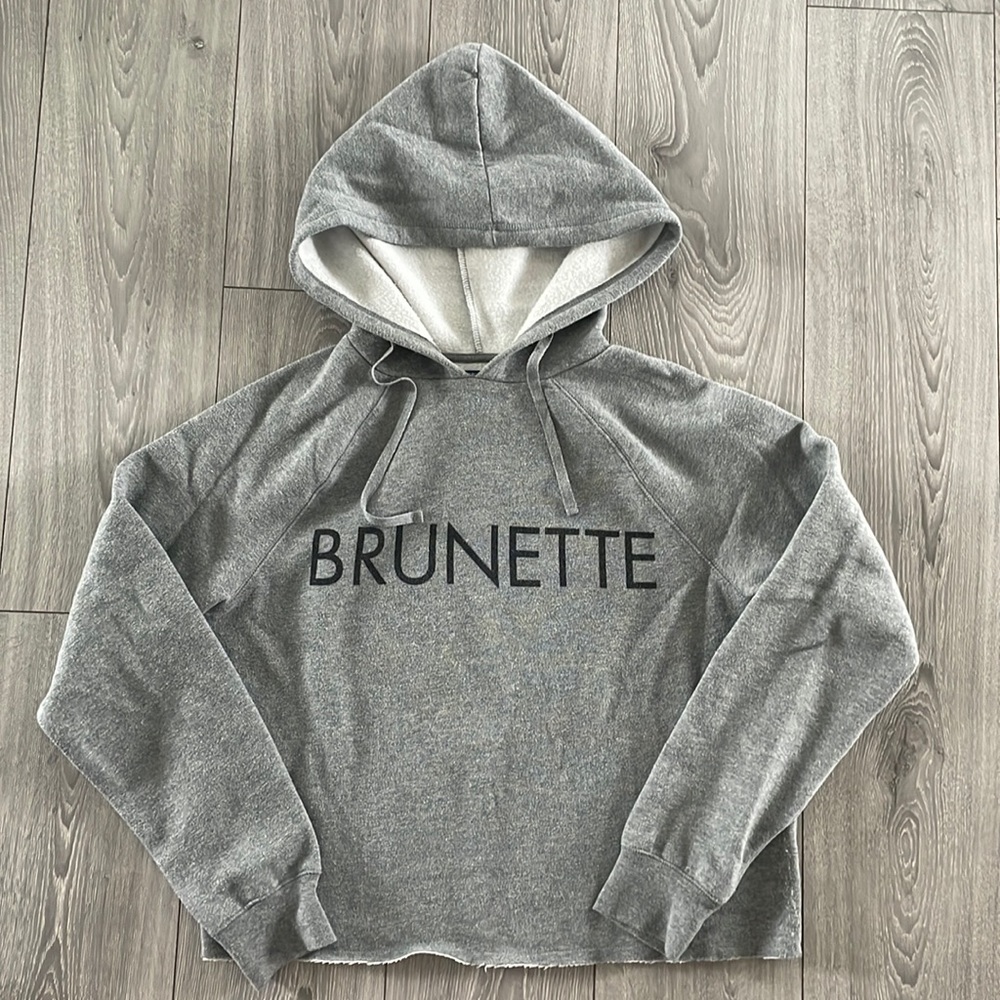 “Brunette” The Label loose fit hoodie